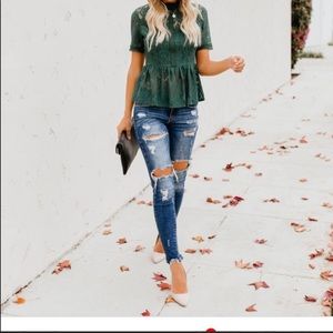 Vici Dolls Peplum Top